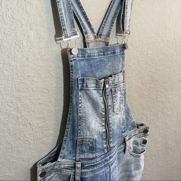 Dear John Heidi Distressed Overalls Farm Dance Cowgirl Designer Country Girl - Picture 3 of 7